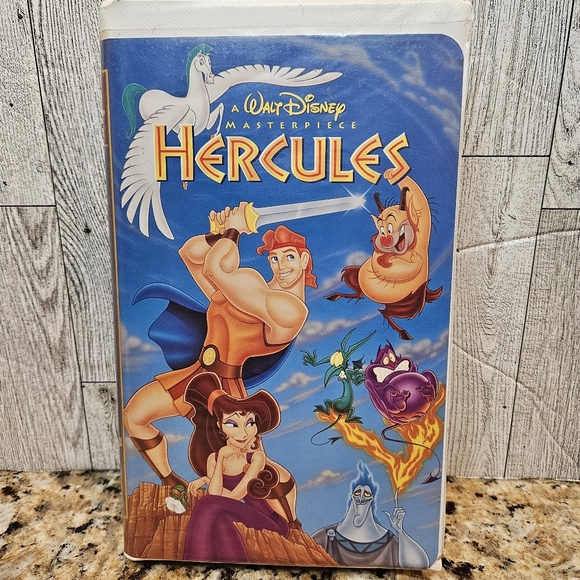 Hercules Walt Disney Masterpiece VHS Clamshell Family Movie Night - Picture 1 of 6